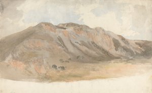 Bjerglandskab, North Wales af Cornelius Varley