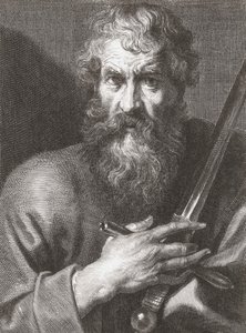 Apostlen Paulus. Portræt. af Cornelius van Caukercken