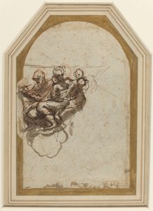 Sankt Mattæus og Sankt Hieronymus [verso] af Correggio