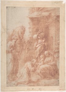 Magiernes tilbedelse, ca. 1517. af Correggio