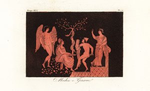 Afbildning af Medea og Jason fra græsk mytologi af Corsi Corsi