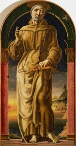 St Anthony, af Cosme Tura (ca 1430-1495), maleri. af Cosimo Tura