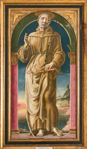Sankt Antonius af Padova (olie og tempera på panel)