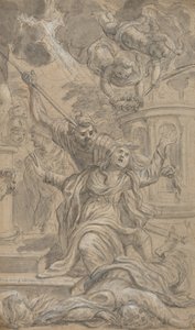 To kvindelige helliges martyrium, 1625-1704. af Cosimo Ulivelli