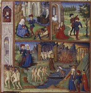 Illustration til eposet Æneiden af Virgil, 1450-1499