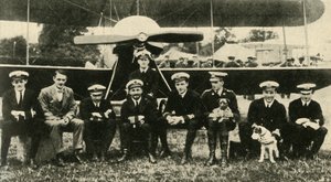 Kommandør Samson fra Royal Flying Corps...Første Verdenskrig, c1914, c1920. af Cribb