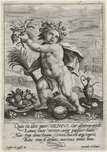 Geni The Essence of Human Existence (serietitel) af Crispijn van de Passe (I)