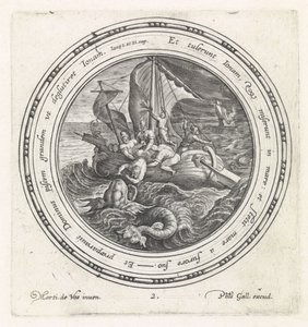 Jonah bliver smidt over bord af sømændene History of Jonas (serietitel)