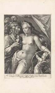 Mars og Venus Gods and Goddesses as Lovers (serietitel) af Crispijn van de Passe (I)