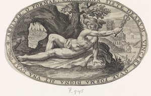 Merkur Gods and Goddesses Involvered in the Judgment of Paris (serietitel) af Crispijn van de Passe (I)