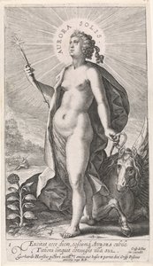 Morgen Aurora Solis (titel på objekt) De fire gange på dagen (serietitel) af Crispijn van de Passe (I)
