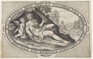 Venus Gods and Goddesses Involvered in the Judgment of Paris (serietitel) af Crispijn van de Passe (I)