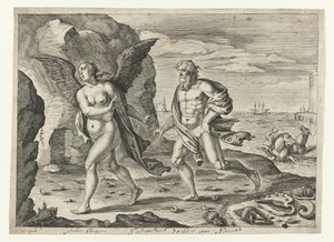 Coronis en Neptun Metamorfosen van Ovidius (serietitel)