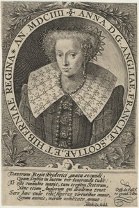 Anne af England af Crispijn van de Passe I