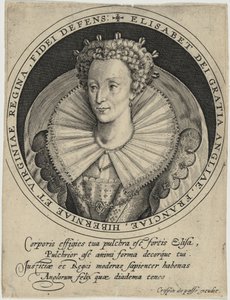 Elizabeth, dronning af England af Crispijn van de Passe I