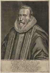 Johan van Oldenbarnevelt af Crispijn van de Passe I