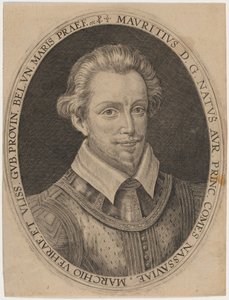 Maurits af Nassau, prins af Oranien af Crispijn van de Passe I