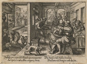 Banket med musikere, ca. 1600