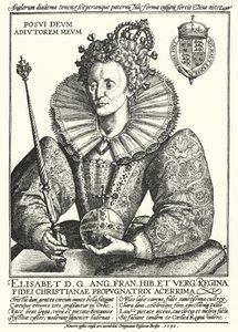 Elizabeth I, dronning af England (gravering)