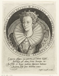 Portræt af dronning Elizabeth I af England