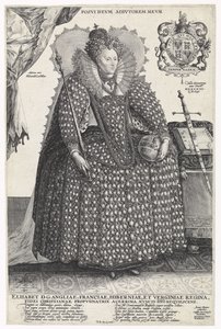 Portræt af dronning Elizabeth I af England, ca. 1603