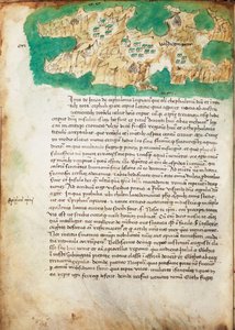 Kort over Ithaki, ca. 1420 (pergament)