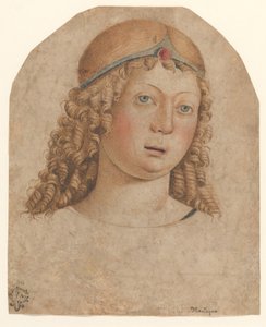 Leder af en ungdom med et diadem, slutningen af det 15.-begyndelsen af det 16. århundrede. af Cristoforo Caselli