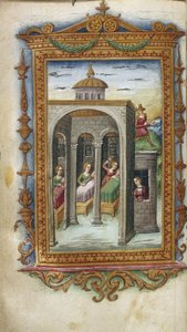 Danaus døtre myrder deres mænd. Hypermnestra i fængslet Illustration til The Heroides af Ovid, 1485-1499