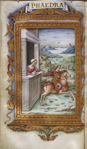 Phaedra stirrer på Hippolytus Illustration til The Heroides af Ovid, 1485-1499
