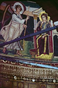 Bebudelsen, ca. 540 (mosaik)