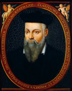 Portræt af Michel de Notre Dame kaldet Nostradamus (Saint-Remy-de-Provence af César de Nostredame
