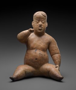 Siddende figur