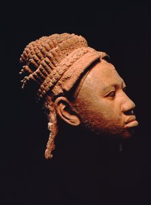 Yoruba-hoved af en dronning, fra Ita Yemoo, Ife, Nigeria af Culture Yoruba