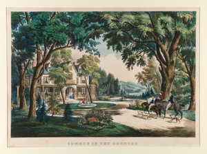 Sommer på landet af Currier and Ives