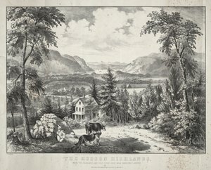 Hudson Highlands af Currier and Ives