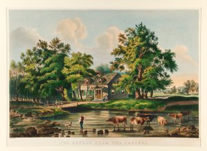 Tilbagekomsten fra Græsningen af Currier and Ives