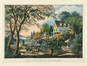 Blomsternes sæson af Currier and Ives