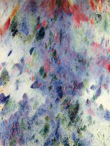 Clematis (olie på lærred) af Curt Herrmann