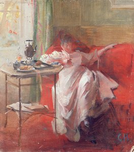 Siesta (olie på kort)