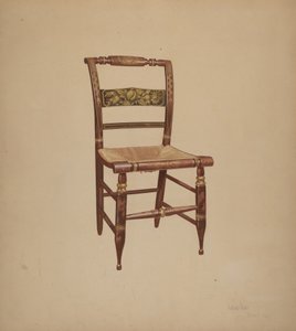 Hitchcock stol af Cushman Parker