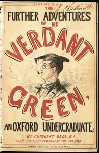 Forsideillustration til The Further Adventures of Mr Verdant Green An Oxford Undergraduate af Cuthbert Bede