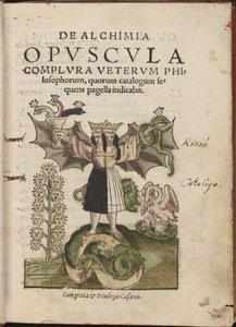 De Alchimia opvscvla complvra vetervm philosophorum, 1550 af Cyriacus Jacob