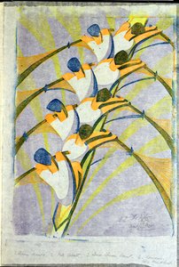 The Eight, ca. 1930 (linosnit)