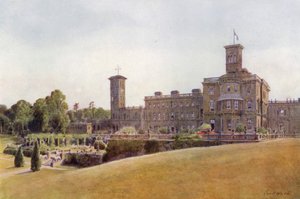 Osborne House and Terraces (farve litho)