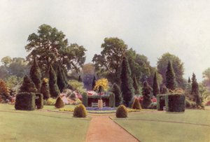 Diamanthaven, Bagshot Park (farve litho)