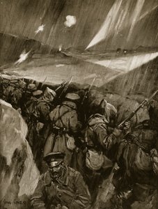 Bulgarere belejrede Adrianopel, 1912-13 af Cyrus Cuneo