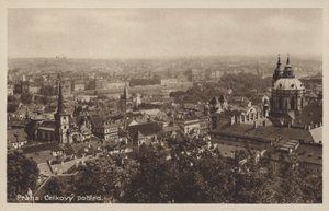 Generel udsigt over Prag af Czech Photographer