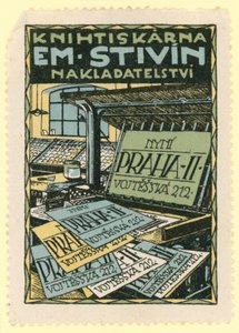 Em Stivin trykkeri og forlag, Prag af Czech School