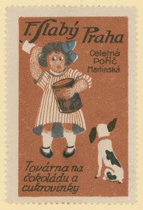 F Slaby chokolade- og sukkervarefabrik, Prag af Czech School