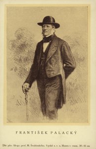 Frantisek Palacky (1798-1876), tjekkisk historiker og politiker af Czech School